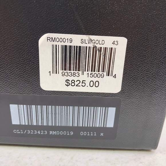 GIUSEPPE Zanotti Men's Argento Side Zip Sneaker - Picture 9 of 11